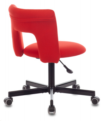 Кресло Бюрократ KF-1M красный 26-22 крестов. металл черный, купить в Сыктывкаре