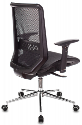 Кресло Бюрократ Sirius черный сетка крестов. металл хром, купить в Сыктывкаре