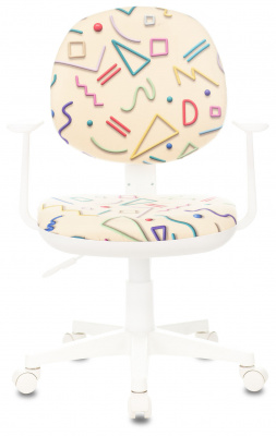 Кресло детское Бюрократ CH-W356AXSN песочный Sticks 02 крестов. пластик пластик белый, купить в Сыктывкаре