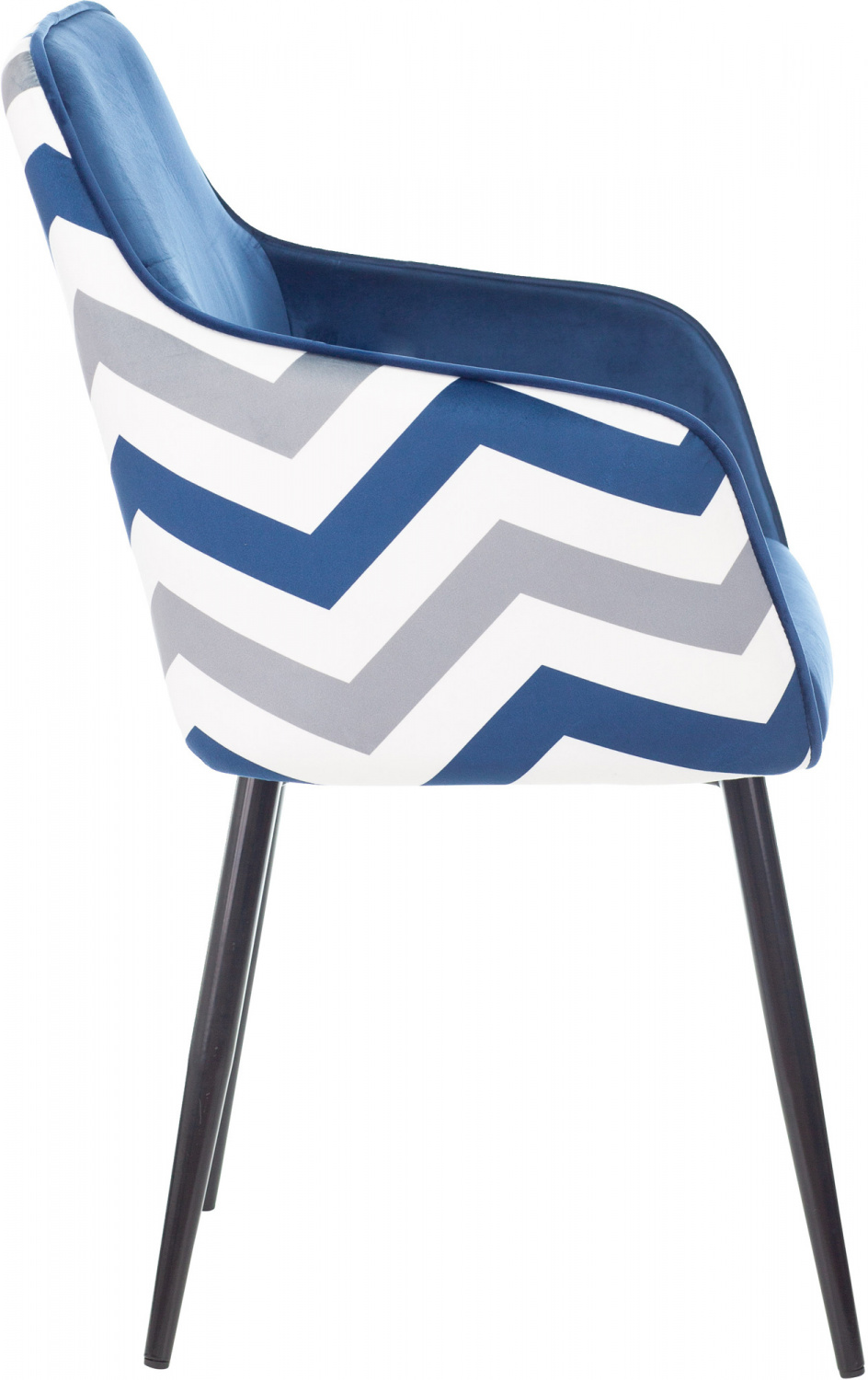 Кресло Бюрократ CH-380F сапфировый Italia 17 зигзаг на ножках металл — фото, характеристики, наличие в Сыктывкаре