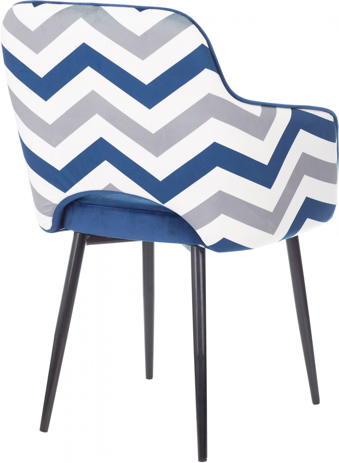 Кресло Бюрократ CH-380F сапфировый Italia 17 зигзаг на ножках металл — фото, характеристики, наличие в Сыктывкаре