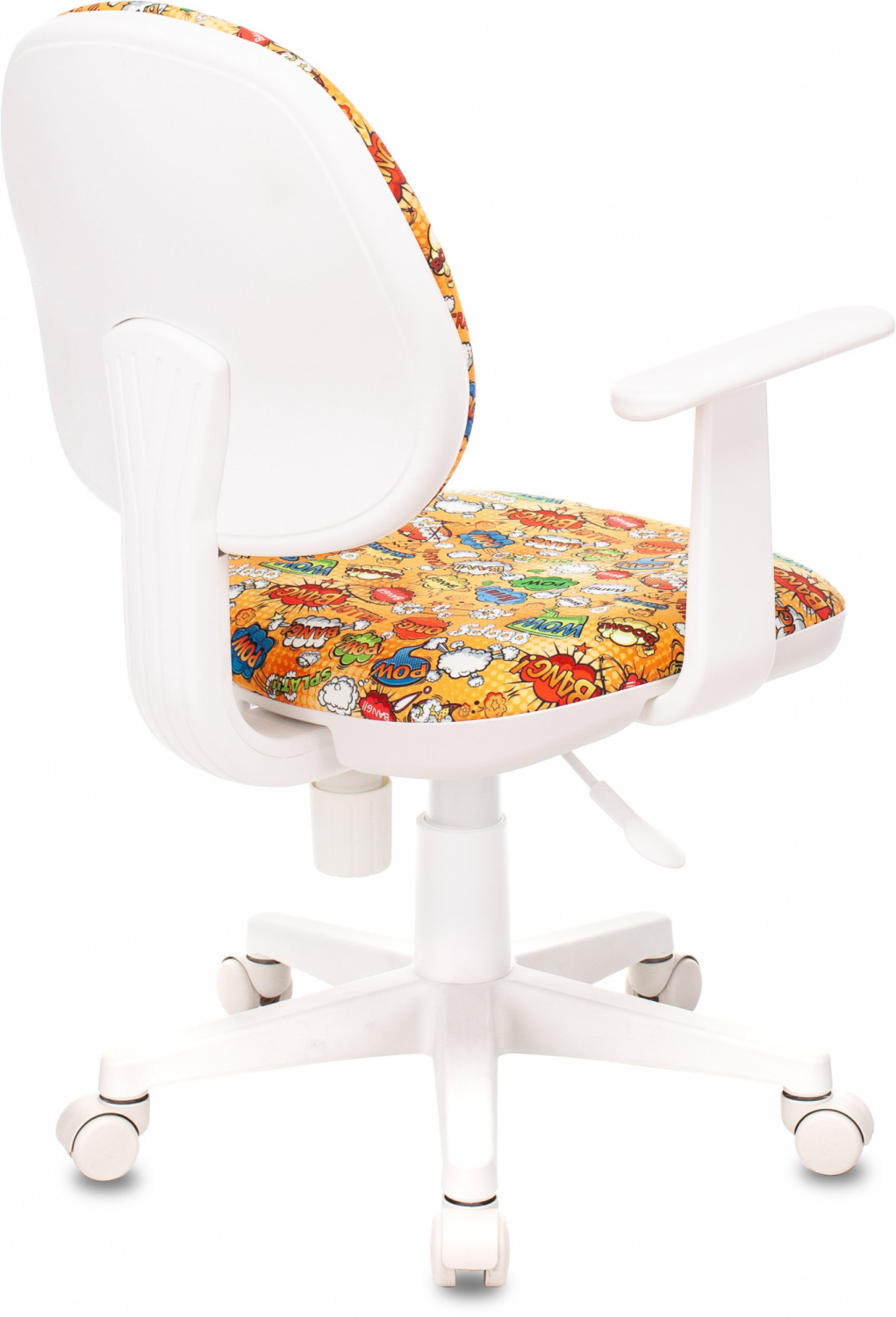 Кресло детское Бюрократ CH-W356AXSN оранжевый бэнг крестов. пластик пластик белый, купить в Сыктывкаре