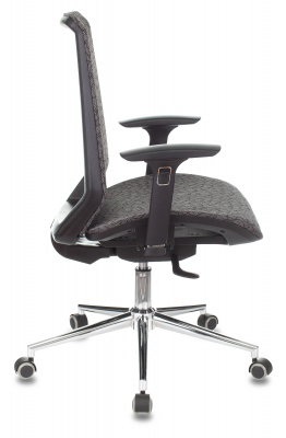 Кресло Бюрократ Sirius серый KF-1 сетка крестов. металл хром, купить в Сыктывкаре