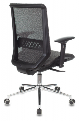 Кресло Бюрократ Sirius серый KF-1 сетка крестов. металл хром, купить в Сыктывкаре