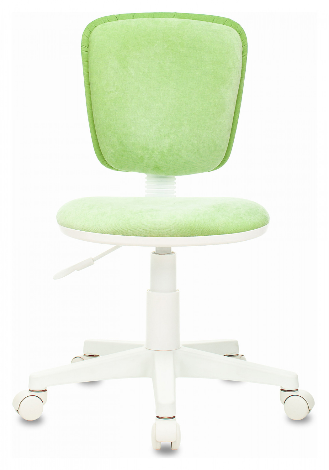 Кресло детское Бюрократ CH-W204NX светло-зеленый Velvet 81 крестов. пластик белый пластик белый, купить в Сыктывкаре