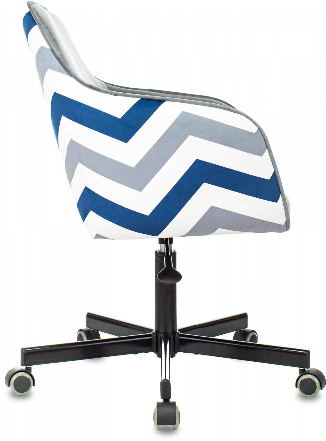 Кресло Бюрократ CH-380M серая жемчужина зигзаг крестов. металл черный — фото, характеристики, наличие в Сыктывкаре