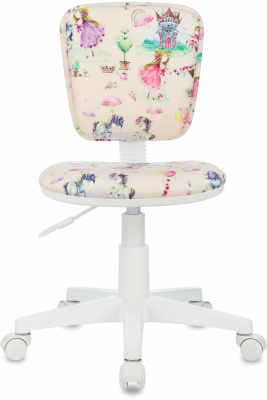 Кресло детское Бюрократ CH-W204NX мультиколор принцесски крестов. пластик пластик белый, купить в Сыктывкаре