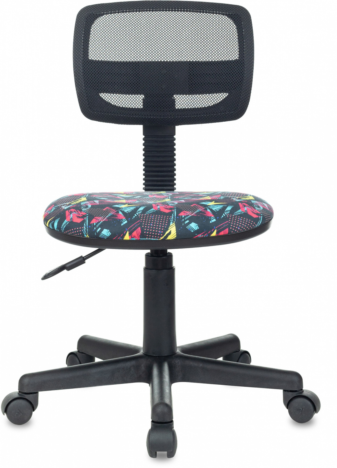 Кресло детское Бюрократ CH-299 черный TW-01 сиденье мультиколор геометрия сетка/ткань крестов. пластик — фото, характеристики, наличие в Сыктывкаре