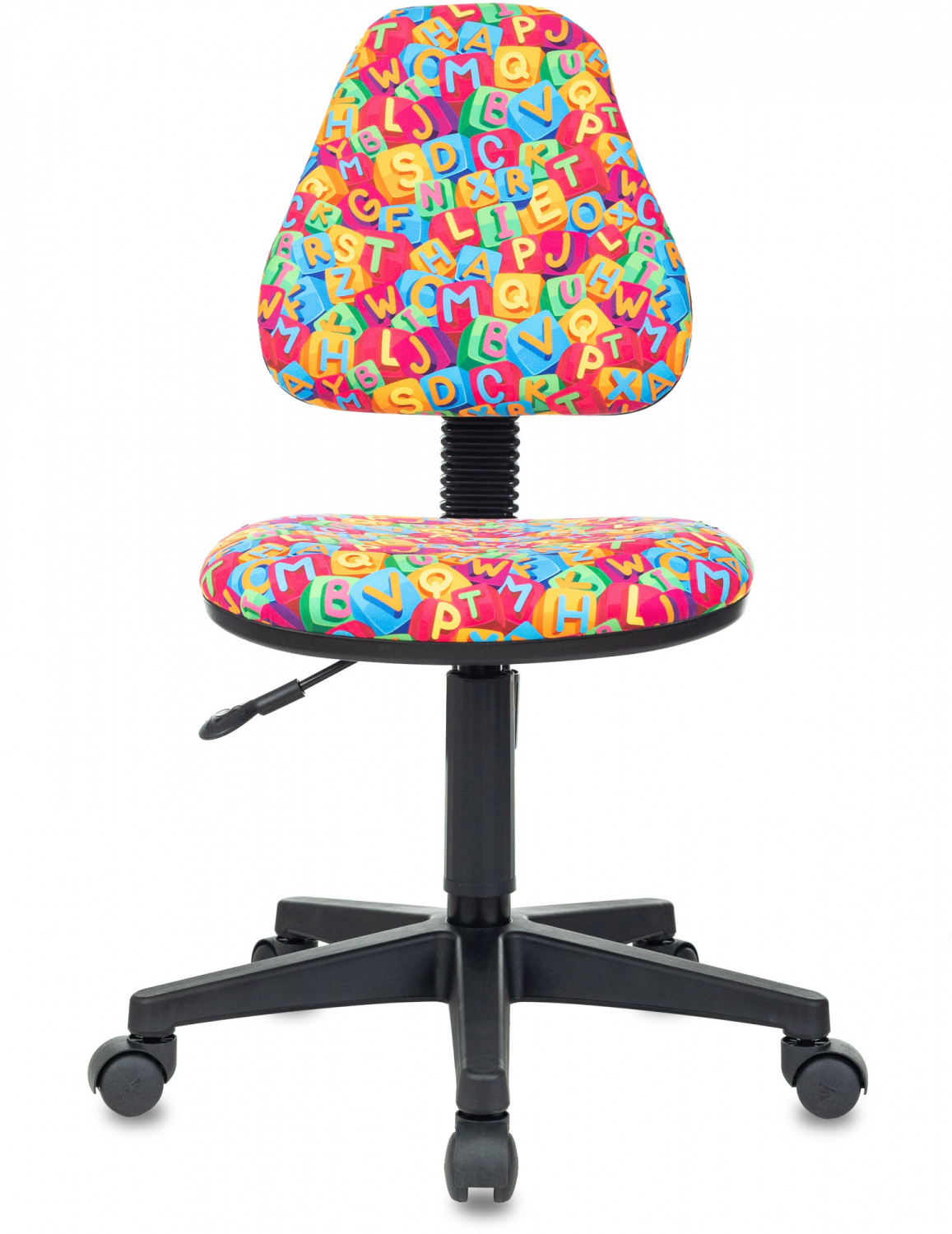 Кресло детское Бюрократ KD-4 мультиколор алфавит крестов. пластик — фото, характеристики, наличие в Сыктывкаре