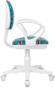 Кресло детское Бюрократ KD-3/WH/ARM голубой бум крестов. пластик пластик белый — фото, характеристики, наличие в Сыктывкаре