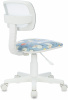 Кресло детское Бюрократ CH-W299 белый TW-15 сиденье мультиколор овечки сетка/ткань крестов. пластик пластик белый — фото, характеристики, наличие в Сыктывкаре