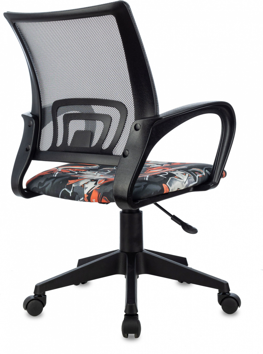 Кресло детское Бюрократ BUROKIDS 1 серый TW-04 граффити сетка/ткань крестов. пластик — фото, характеристики, наличие в Сыктывкаре