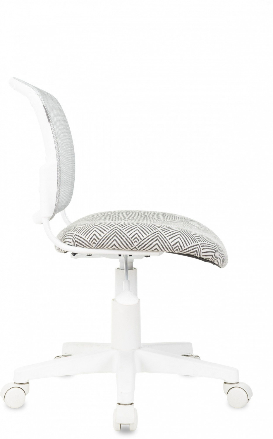 Кресло детское Бюрократ CH-W296NX светло-серый TW-02 Loft сетка/ткань крестов. пластик пластик белый — фото, характеристики, наличие в Сыктывкаре