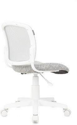 Кресло детское Бюрократ CH-W296NX светло-серый TW-02 Loft сетка/ткань крестов. пластик пластик белый, купить в Сыктывкаре