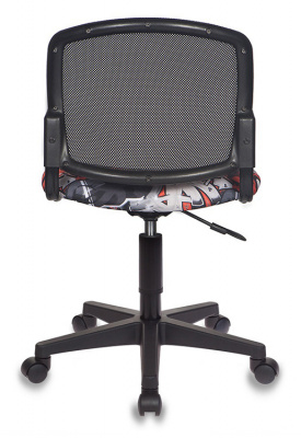 Кресло детское Бюрократ CH-296NX черный сиденье черный граффити крестов. пластик, купить в Сыктывкаре