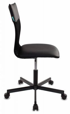 Кресло Бюрократ CH-1399 черный Leather Black эко.кожа/сетка крестов. металл, купить в Сыктывкаре