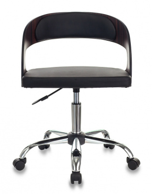 Кресло Бюрократ CH-370SL черный эко.кожа крестов. металл хром, купить в Сыктывкаре