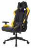 Кресло игровое Zombie VIKING 5 AERO черный/желтый эко.кожа с подголов. крестов. пластик — фото, характеристики, наличие в Сыктывкаре
