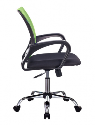 Кресло Бюрократ CH-695NSL салатовый TW-03A сиденье черный TW-11 сетка/ткань крестов. металл хром, купить в Сыктывкаре