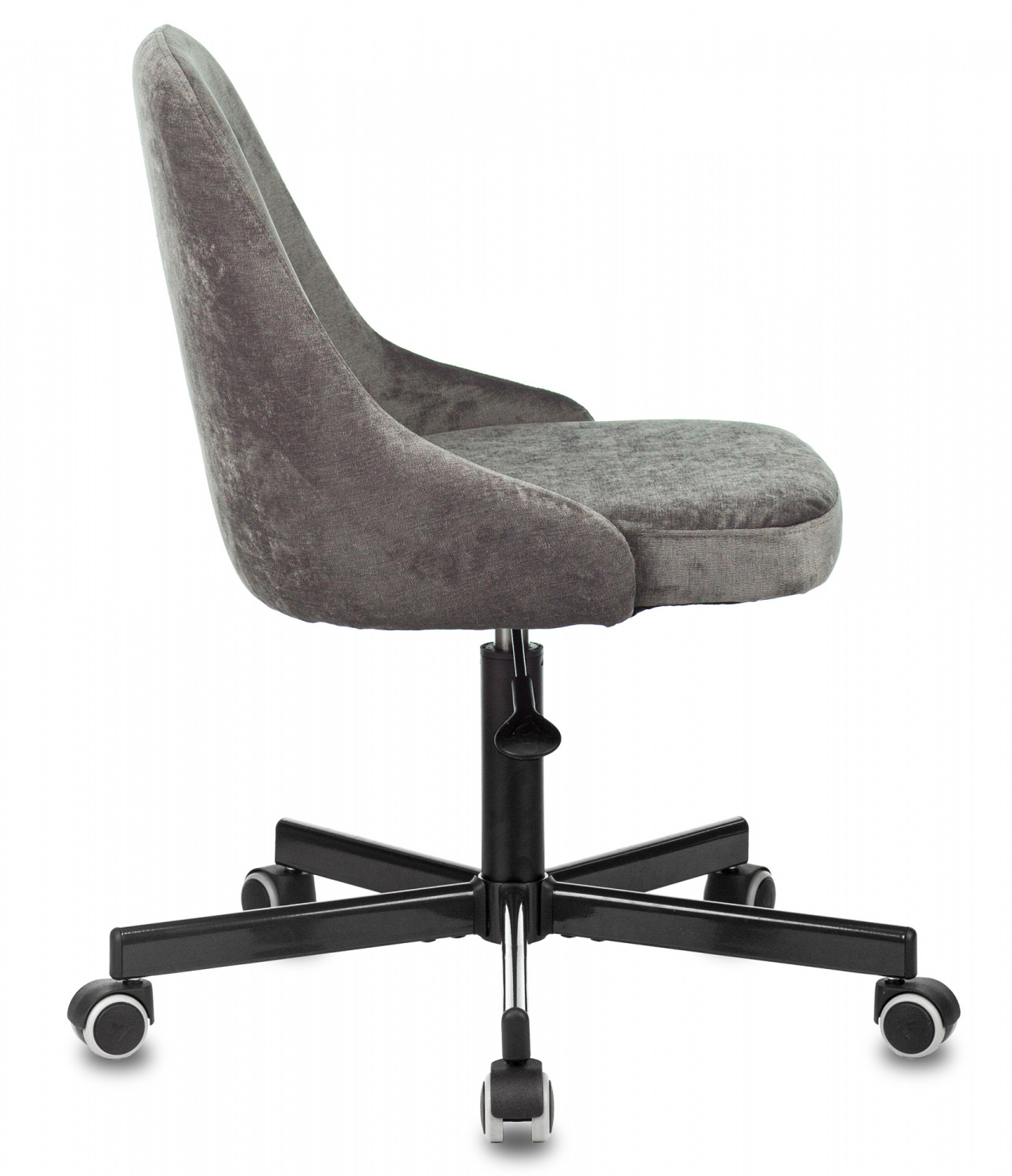 Кресло Бюрократ CH-340M серый Velvet 17 крестов. металл, купить в Сыктывкаре