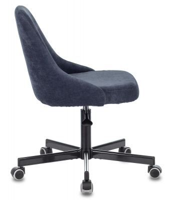 Кресло Бюрократ CH-340M темно-синий Light-27 крестов. металл, купить в Сыктывкаре