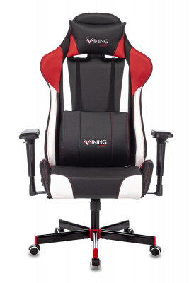 Кресло игровое Zombie VIKING TANK черный/красный/белый эко.кожа с подголов. крестов. металл, купить в Сыктывкаре