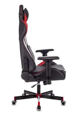 Кресло игровое Zombie VIKING TANK черный/красный/белый эко.кожа с подголов. крестов. металл, купить в Сыктывкаре