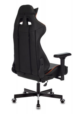 Кресло игровое Zombie VIKING TANK черный/оранжевый/белый эко.кожа с подголов. крестов. металл, купить в Сыктывкаре