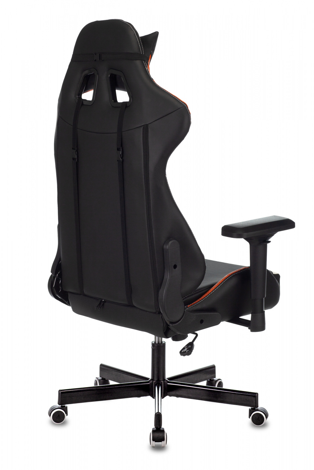 Кресло игровое Zombie VIKING TANK черный/оранжевый/белый эко.кожа с подголов. крестов. металл — фото, характеристики, наличие в Сыктывкаре