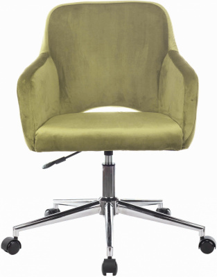 Кресло Бюрократ CH-380SL фисташковый Italia 12 крестов. металл хром, купить в Сыктывкаре