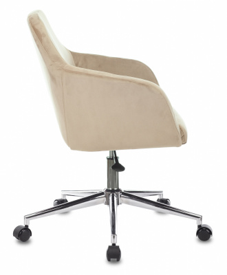 Кресло Бюрократ CH-380SL латте Italia 5 крестов. металл хром, купить в Сыктывкаре