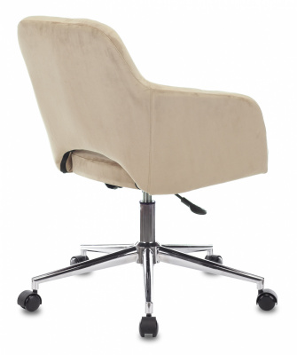 Кресло Бюрократ CH-380SL латте Italia 5 крестов. металл хром, купить в Сыктывкаре