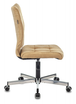 Кресло Бюрократ CH-330M горчичный Velvet 73 крестов. металл, купить в Сыктывкаре