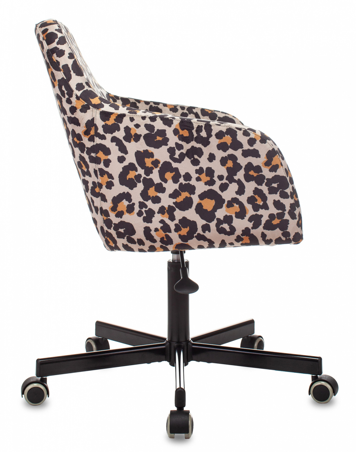 Кресло Бюрократ CH-380M леопардовый Italia LEO крестов. металл черный — фото, характеристики, наличие в Сыктывкаре