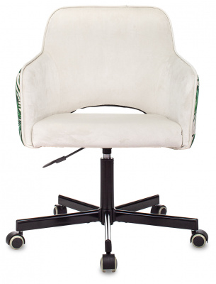 Кресло Бюрократ CH-380M молочный джунгли крестов. металл, купить в Сыктывкаре