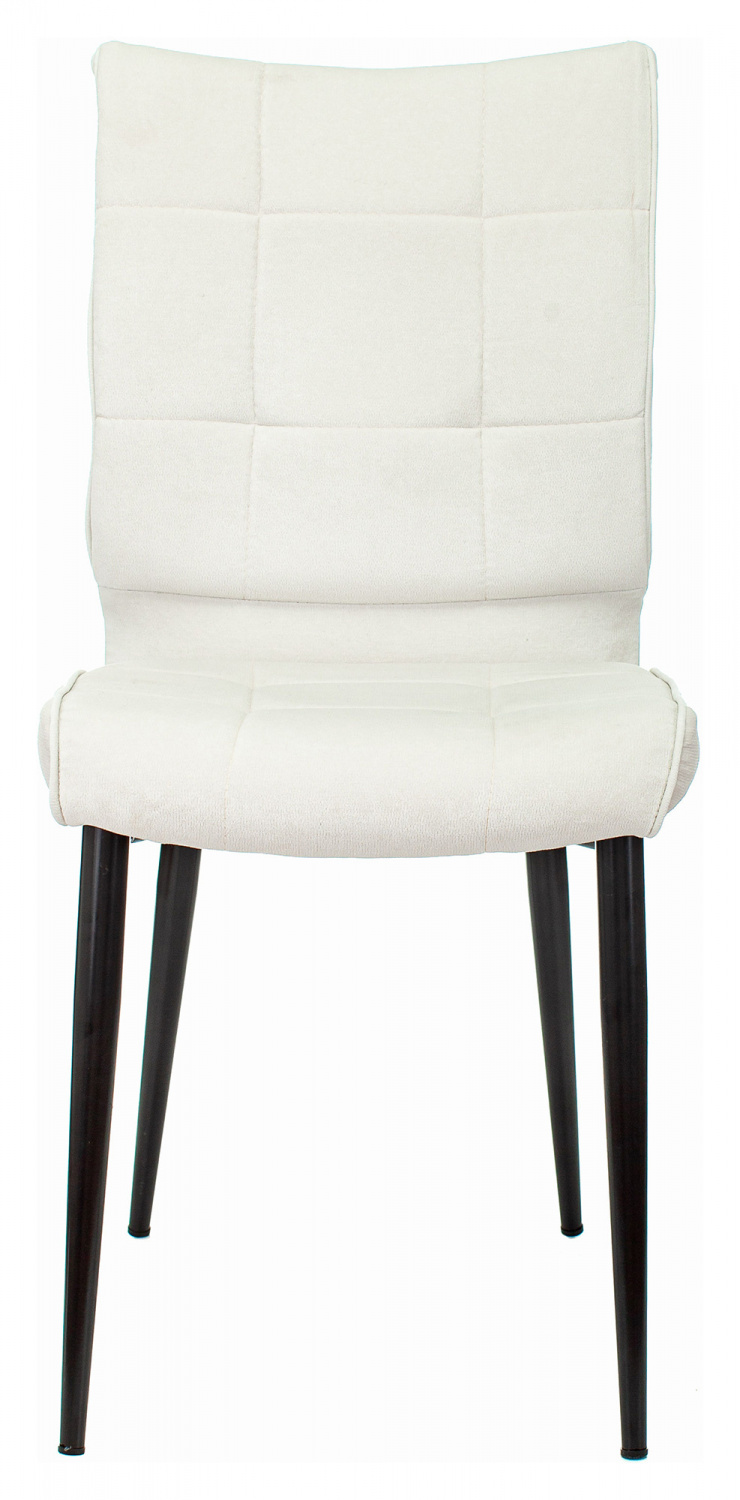 Стул для кухни Бюрократ KF-4 молочный Velvet 20 металл черный на ножках (KF-4/VELV20) — фото, характеристики, наличие в Сыктывкаре