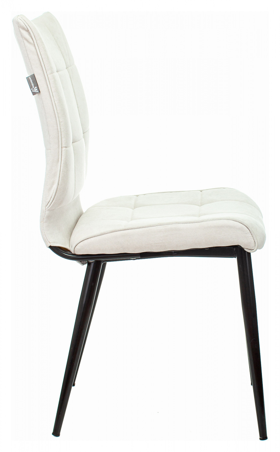 Стул для кухни Бюрократ KF-4 молочный Velvet 20 металл черный на ножках (KF-4/VELV20) — фото, характеристики, наличие в Сыктывкаре