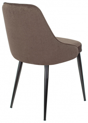 Стул для кухни Бюрократ KF-5 коричневый Light 10 металл черный на ножках (KF-5/LT10), купить в Сыктывкаре