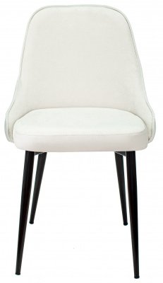 Стул для дома Бюрократ KF-5 молочный Velvet 20 металл черный на ножках (KF-5/VELV20), купить в Сыктывкаре