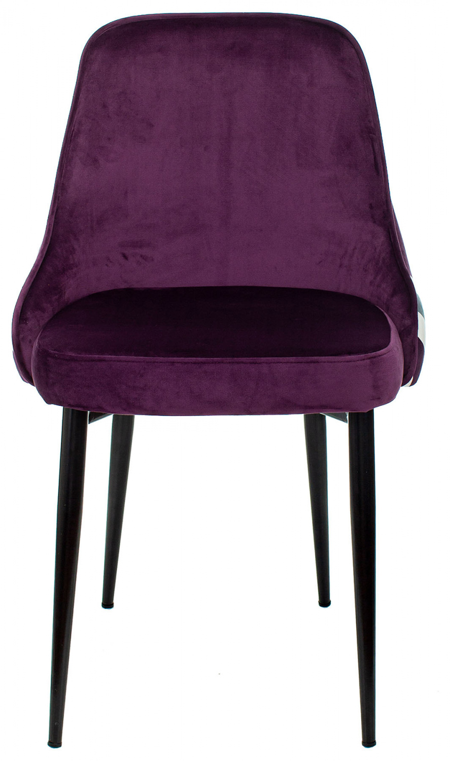 Стул для кухни Бюрократ KF-5 фиолетовый зигзаг металл черный на ножках (KF-5/ZIG/VIOLET), купить в Сыктывкаре