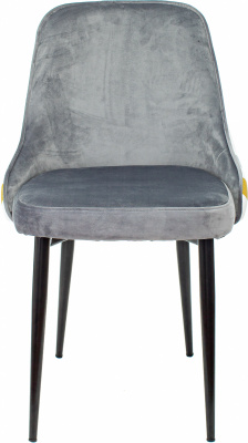 Стул для кухни Бюрократ KF-5 серый зигзаг металл черный на ножках (KF-5/ZIG/GREY), купить в Сыктывкаре