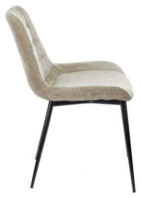 Стул для кухни Бюрократ KF-6 песочный Light 21 металл черный на ножках (KF-6/LT21), купить в Сыктывкаре