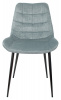 Стул для кухни Бюрократ KF-6 серо-голубой Light 28 металл черный на ножках (KF-6/LT28) — фото, характеристики, наличие в Сыктывкаре