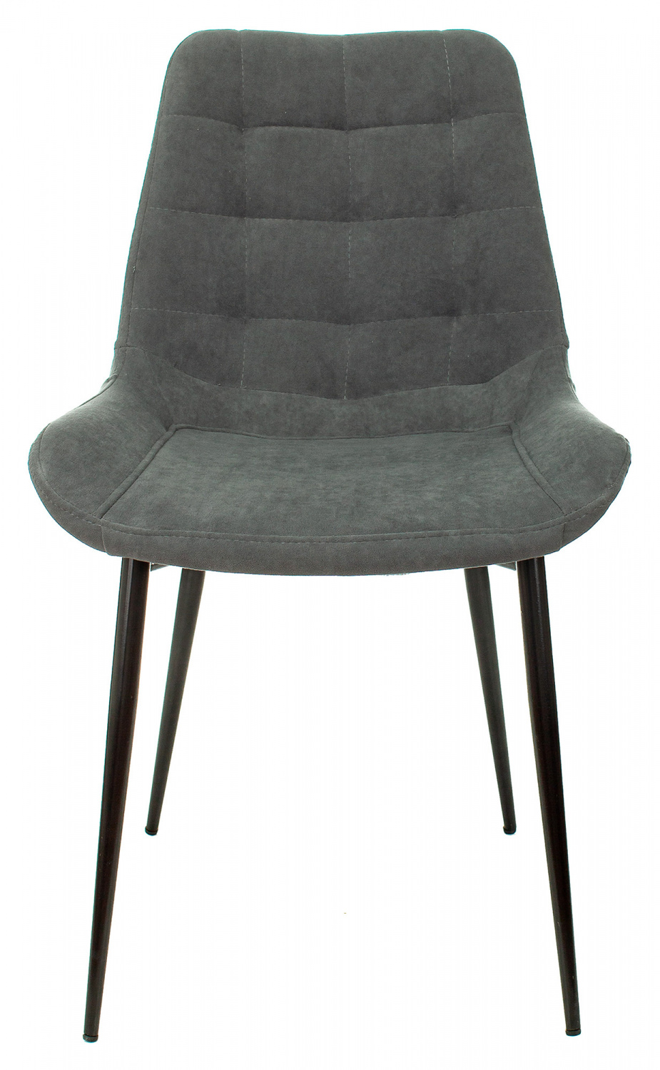 Стул для кухни Бюрократ KF-6 серый металл черный на ножках (KF-6/ALFA44) — фото, характеристики, наличие в Сыктывкаре