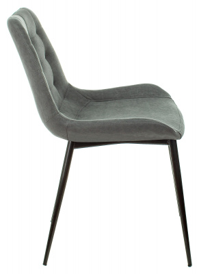 Стул для кухни Бюрократ KF-6 серый металл черный на ножках (KF-6/ALFA44), купить в Сыктывкаре