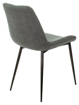 Стул для кухни Бюрократ KF-6 серый металл черный на ножках (KF-6/ALFA44), купить в Сыктывкаре