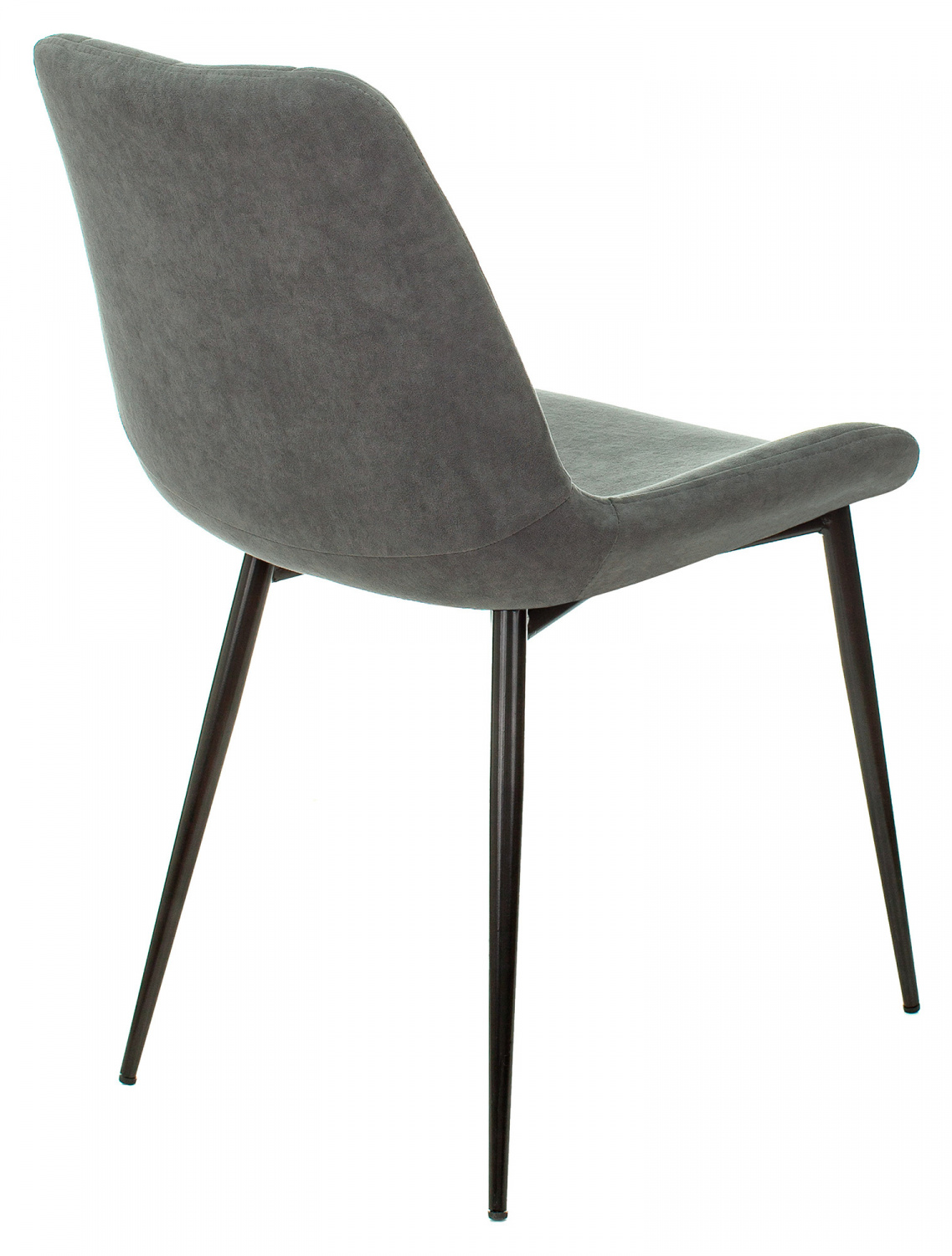 Стул для кухни Бюрократ KF-6 серый металл черный на ножках (KF-6/ALFA44) — фото, характеристики, наличие в Сыктывкаре