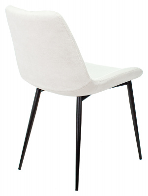 Стул для дома Бюрократ KF-6 молочный Velvet 20 металл черный на ножках (KF-6/VELV20), купить в Сыктывкаре