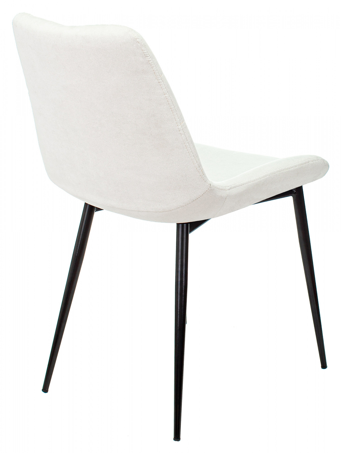 Стул для дома Бюрократ KF-6 молочный Velvet 20 металл черный на ножках (KF-6/VELV20), купить в Сыктывкаре