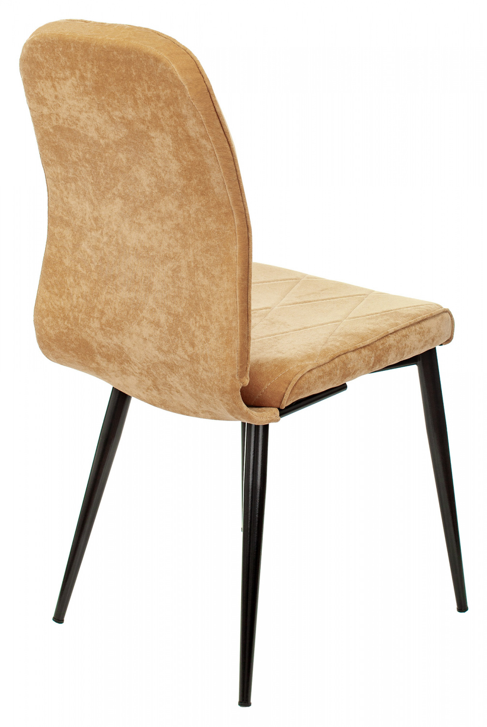 Стул для кухни Бюрократ KF-3 горчичный Velvet 73 металл черный на ножках (KF-3/VELV73), купить в Сыктывкаре
